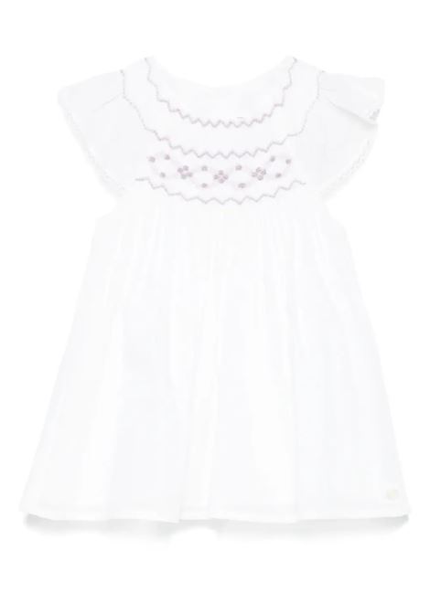 Vestito Bianco con Ricamo Lilla TARTINE ET CHOCOLAT | CA3016101